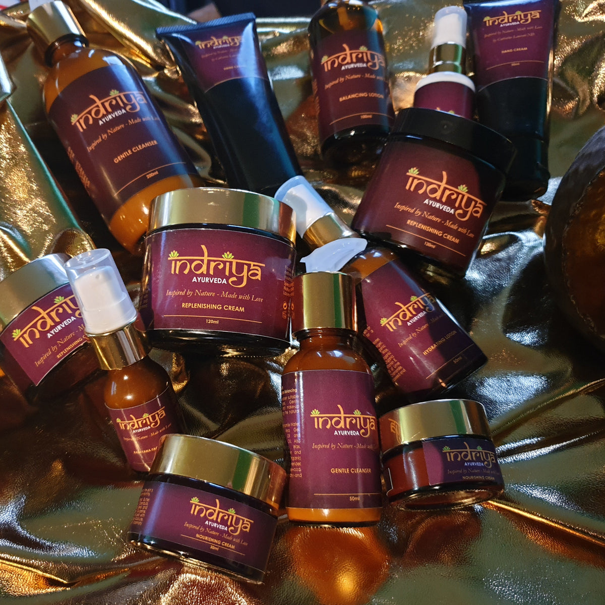 Indriya Ayurveda skincare collection