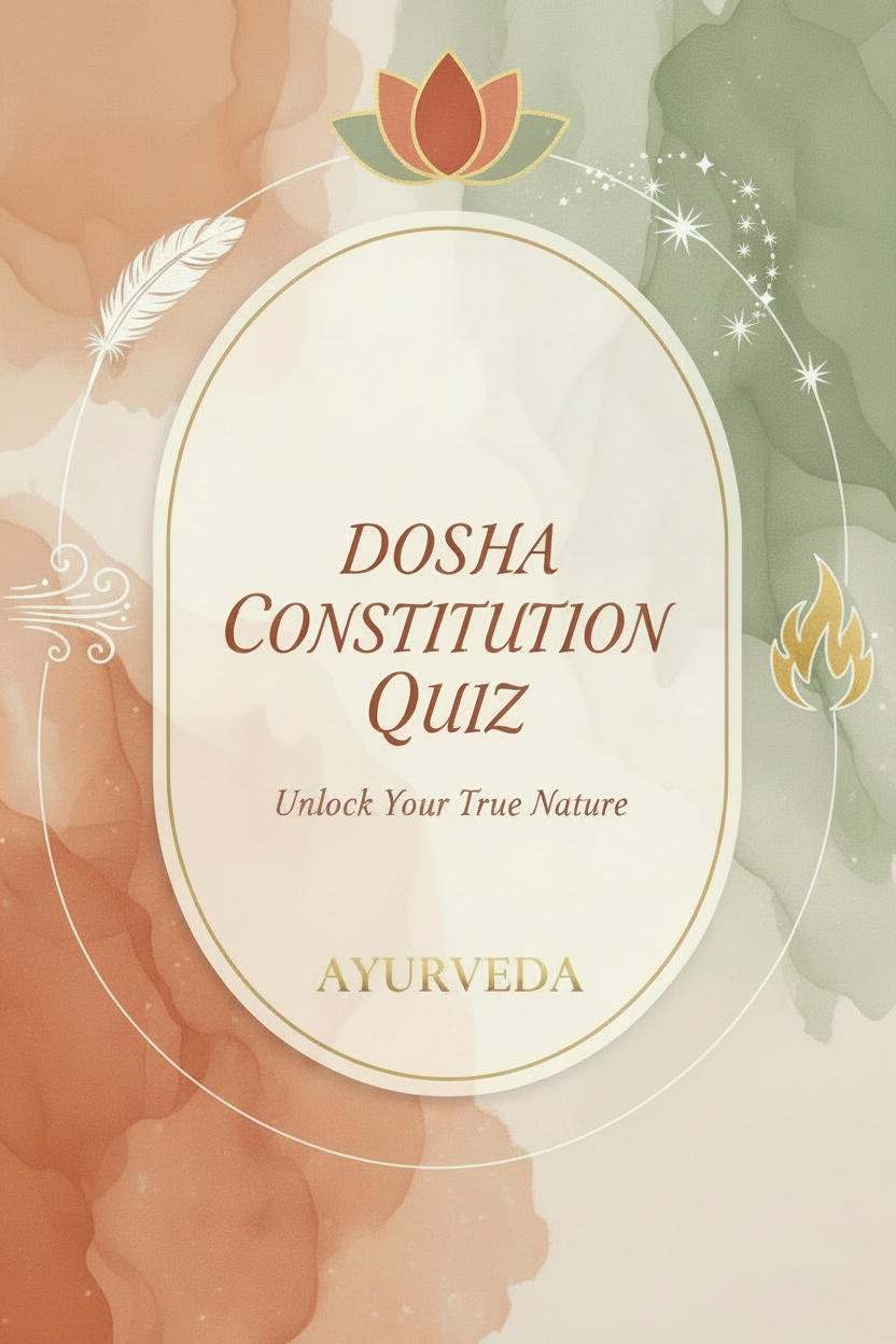Ayurvedic Dosha Quiz Cover - Five Elements Prominent